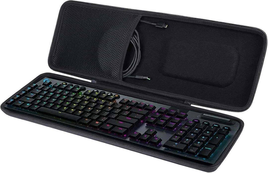 co2CREA case Harte reiseschutzhülle Etui Tasche für Logitech G 915 Lightspeed Kabellose, mechanische