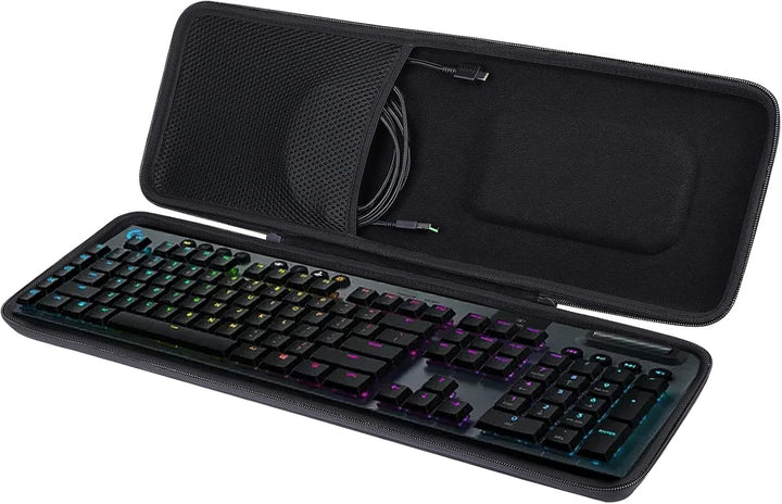 co2CREA case Harte reiseschutzhülle Etui Tasche für Logitech G 915 Lightspeed Kabellose, mechanische