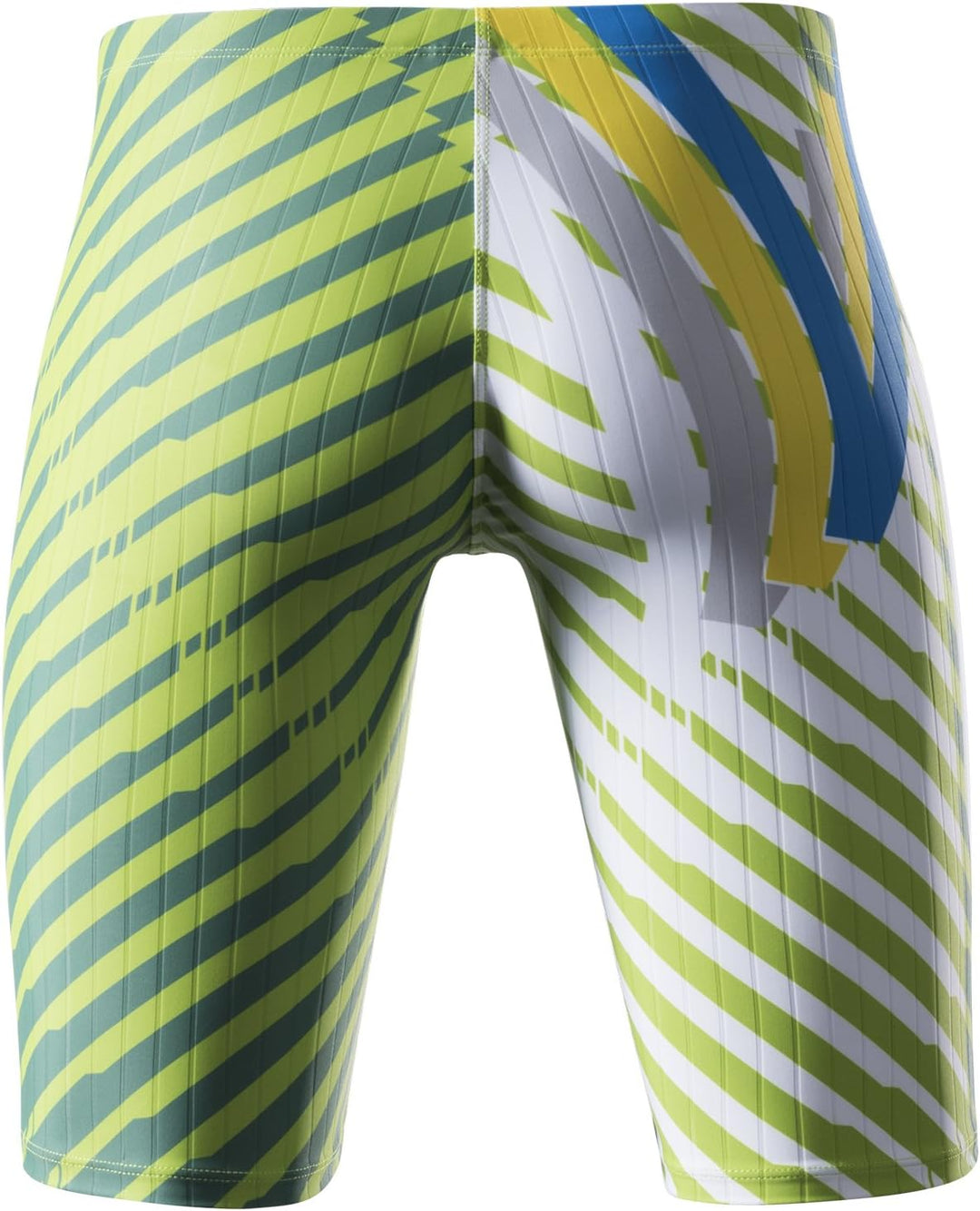 MY KILOMETRE Herren Jammers Lang Badehose Schwimmen Badeanzug Jammer M Gedruckt Grün, M Gedruckt Grü