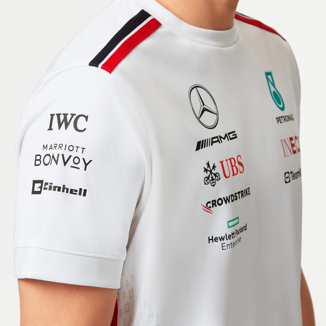 MERCEDES AMG PETRONAS Formula One Team - 2023 Team-T-Shirt XL Weiss, XL Weiss