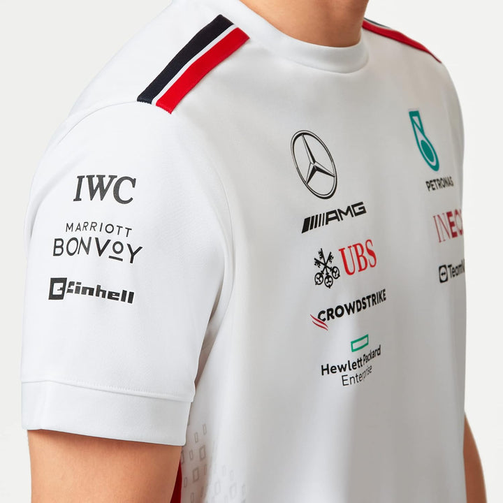 MERCEDES AMG PETRONAS Formula One Team - 2023 Team-T-Shirt XL Weiss, XL Weiss