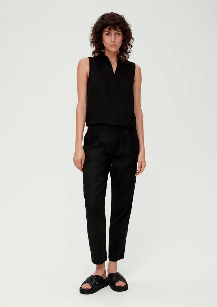 s.Oliver Damen Hose, 7/8, 34 Schwarz 9999