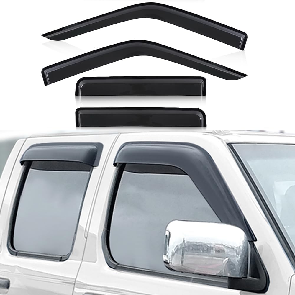 JHCHAN Windabweiser Regenabweiser für Nissan NAVARA D22 Nissan Navara np300 1997-2005 4×4 Pickup Dop