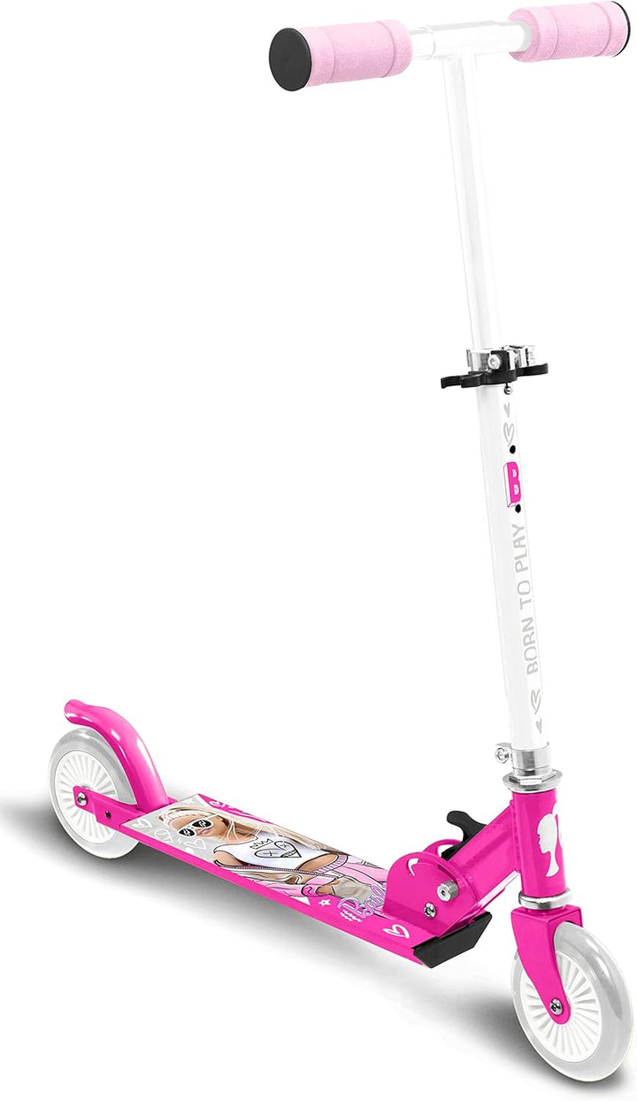 Stamp - Faltbarer Tretroller PINK BARBIE, PINK BARBIE