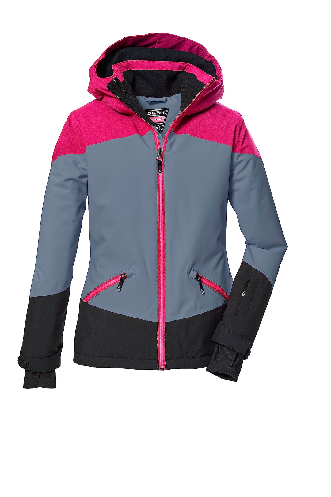 Killtec Mädchen Ksw 151 Grls Ski Jckt Skijacke wasserdicht/Funktionsjacke mit Kapuze und Schneefang