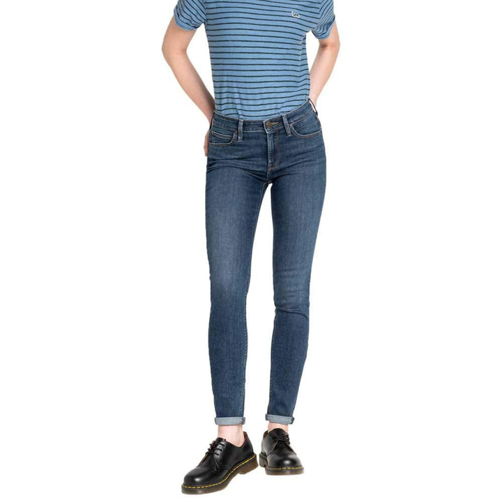 Lee Damen Scarlett Dark Ulrich Pants 24W / 31L Blau (Dark Ulrich Iy), 24W / 33L