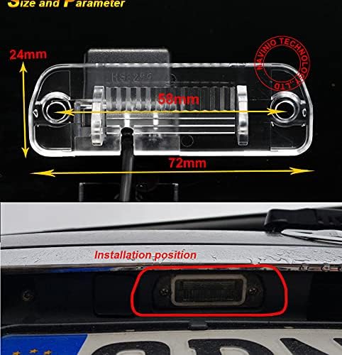 Auto Umkehrkennzeichen Lichtkamera für Mercedes Benz MB100 M Klass ML320 CDIML350 ML300 ML250 ML63 W