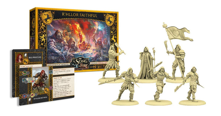 Cool Mini or Not - A Song of Ice and Fire: R'hllor Faithful - Miniature Game Baratheon R'hllor Faith