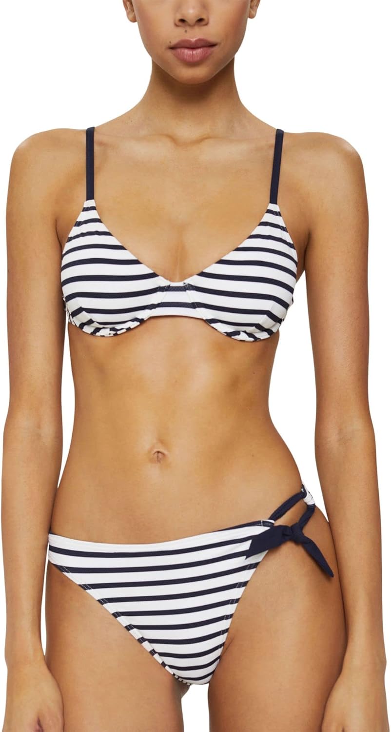 ESPRIT Damen Hamptons Beach RCS Uw.Bra Bikini, Navy 3