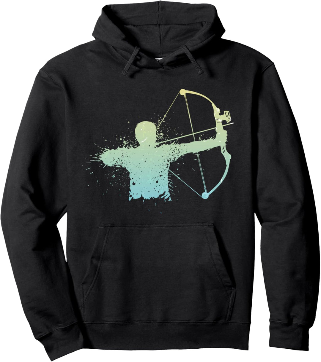 Bogenschiessen Bogensport Kinder Jungs Männer Bogenschütze Pullover Hoodie