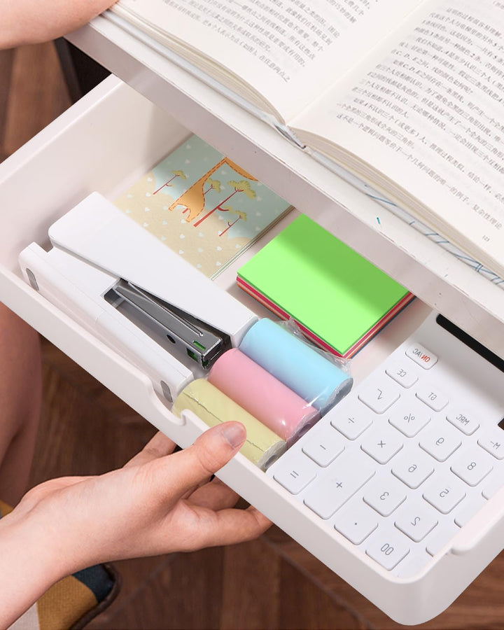 Cotepi Schublade unter Schreibtisch, Versteckte Schubladenbox, Selbstklebende Organizer, Selbstklebe