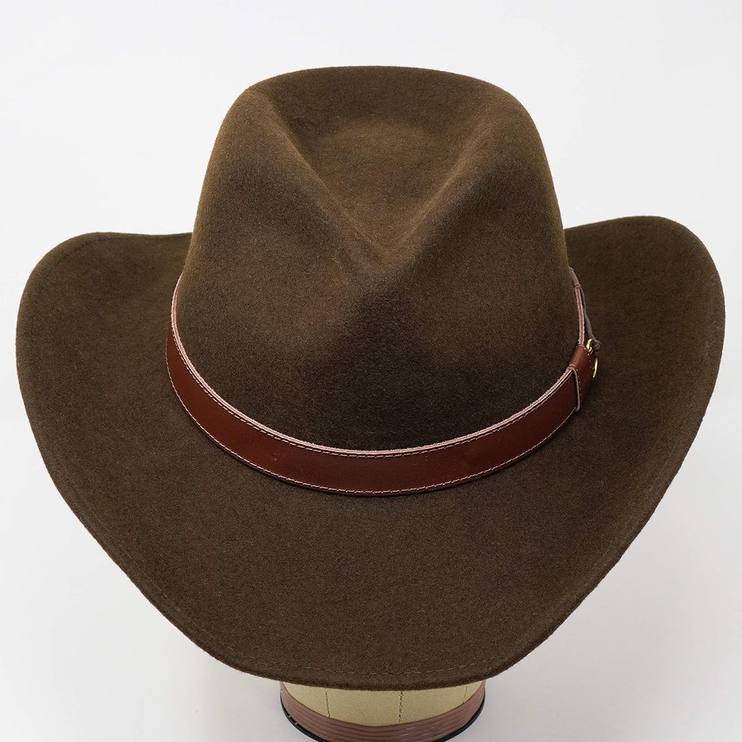 Borges & Scott Forester – Westernhut aus Wollfilz – Cowboyhut - wasserabweisend - mit Drahtkrempe 54