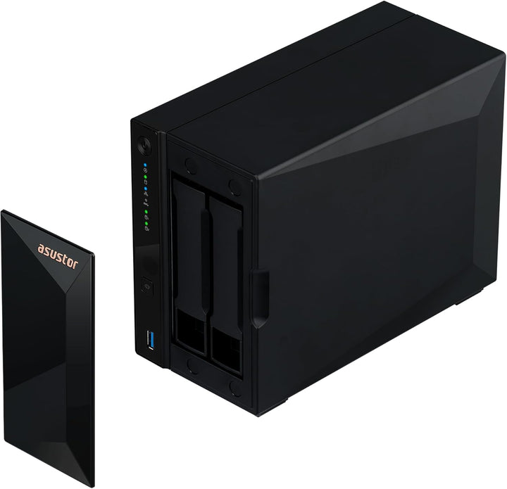 Asustor Drivestor 2 Pro Gen2 AS3302T v2, 2 Bay NAS Gehäuse Netzwerkspeicher, 1.7GHz Quad-Core, 2.5Gb