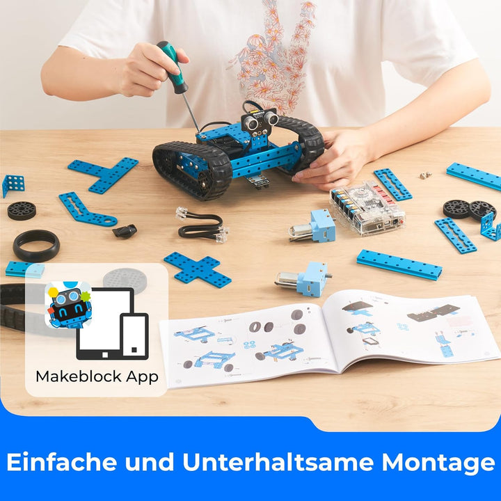 Makeblock mBot Ranger Roboter, 3-in-1-Programmierbarer Robot Bausatz, Codiertes Spielzeug, 3 Formen