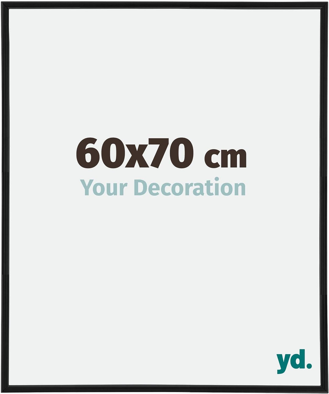yd. Your Decoration - Bilderrahmen 60x70 cm - Bilderrahmen aus Kunststoff mit Acrylglas - Ausgezeich