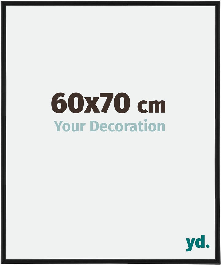 yd. Your Decoration - Bilderrahmen 60x70 cm - Bilderrahmen aus Kunststoff mit Acrylglas - Ausgezeich