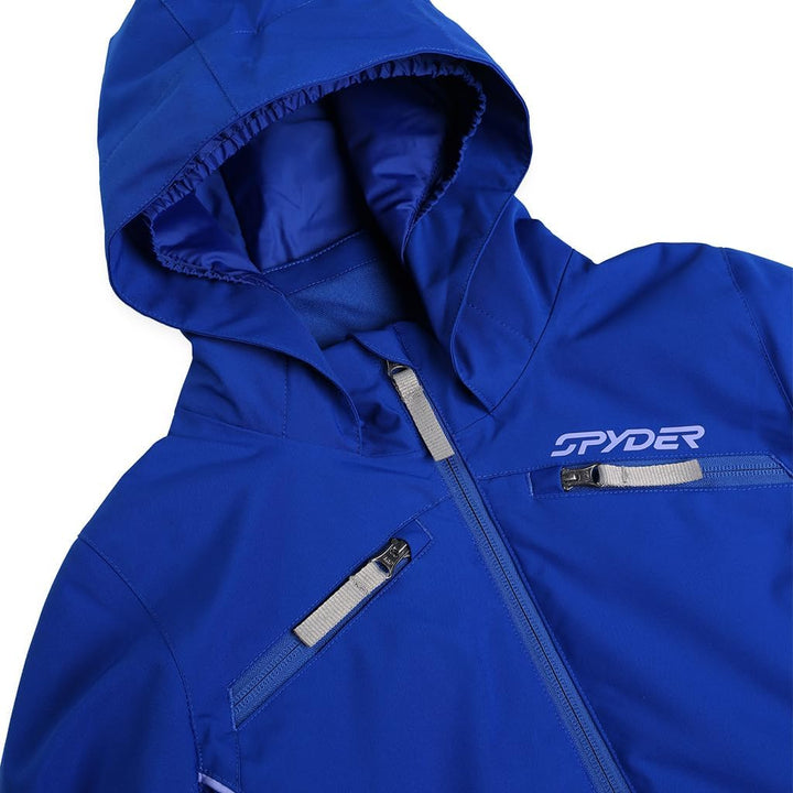 Spyder Mädchen Camille Jacket Skijacke, Electric Blue