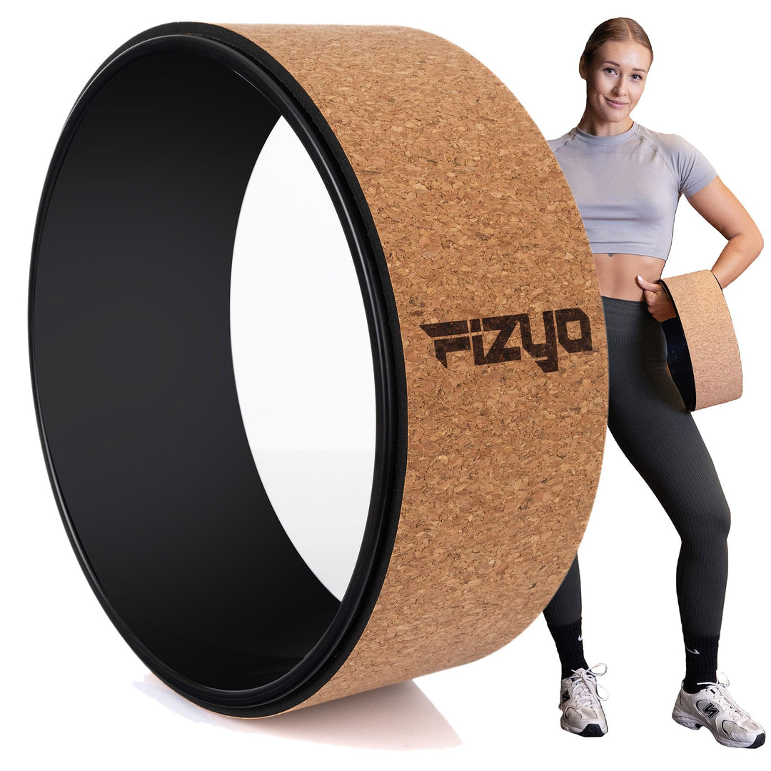Phyzyo Yoga und Pilates Rad Ø33cm - Profirolle für Rückendehnung, Verbesserung des Gleichgewichtes u