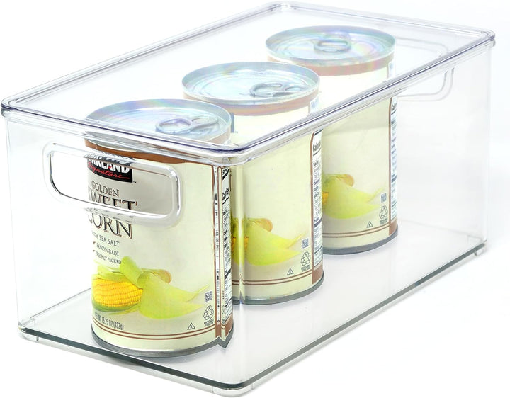 Youngever 2er Set 25 x 15 x 12 cm Kühlschrankbehälter, Speisekammer Organizer, Aufbewahrungsbox Kühl