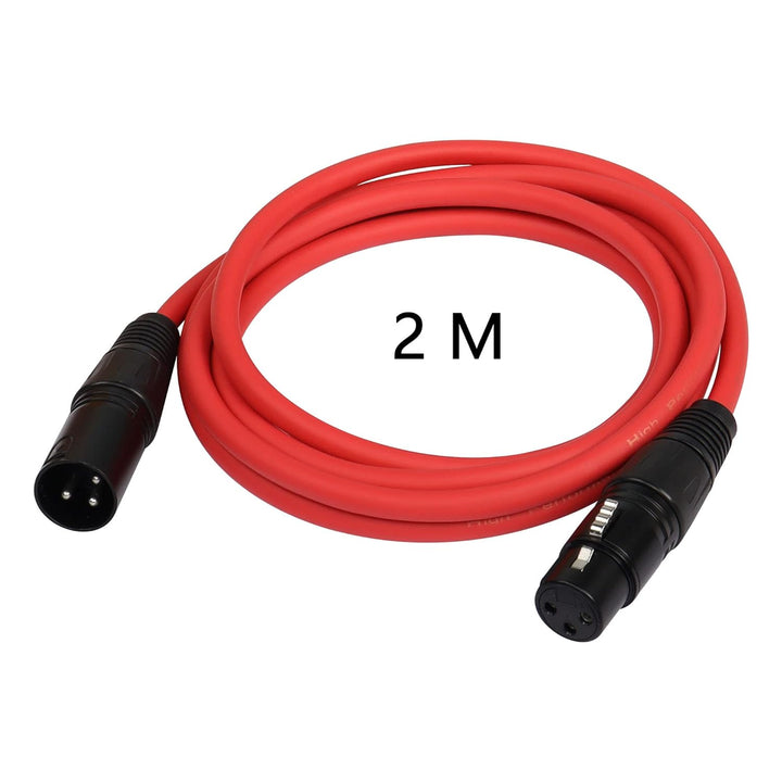 SinLoon XLR-Kabel, DMX, 3-polig, M auf F, farbige Verlängerungskabel, für Studio-Recorder, Mikrofon,