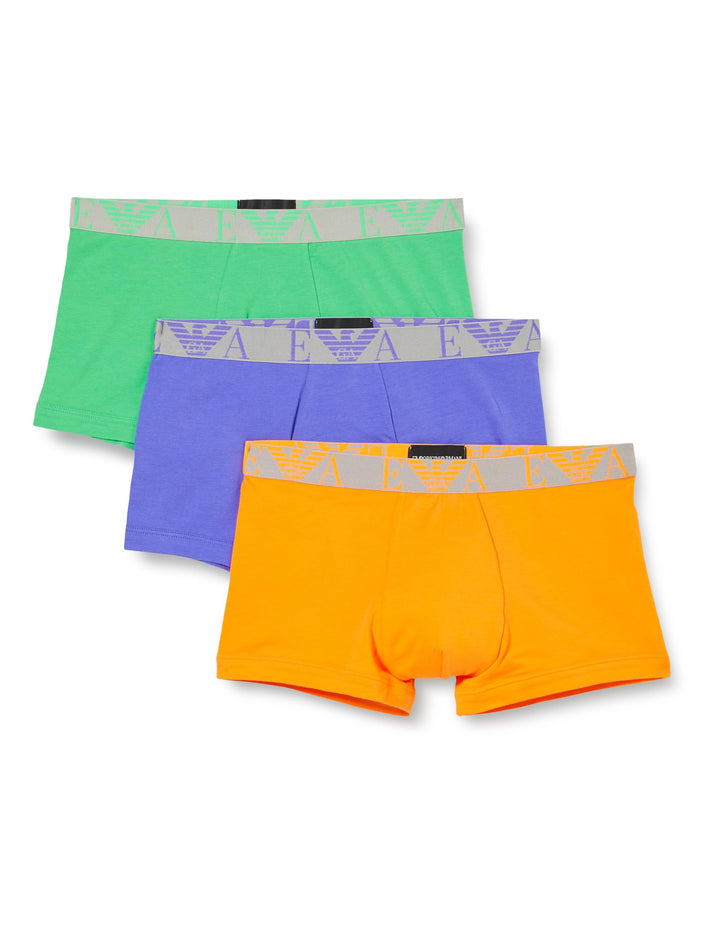 Emporio Armani Trunks 3 Pack Shorts Knit S Mehrfarbig, S Mehrfarbig