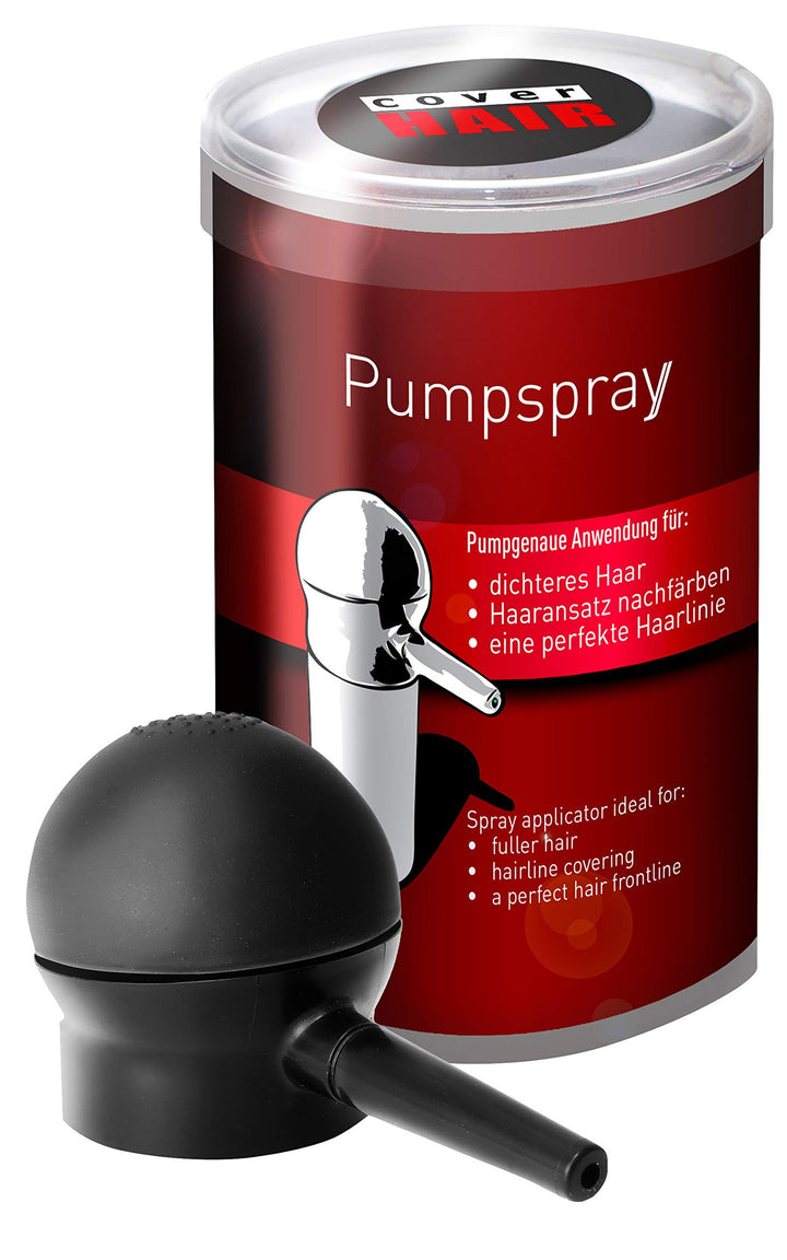 COVER HAIR Pumpsprayaufsatz für Schütthaar & Streuhaar | Geeignet für 14g Dose | Applikator für Schü