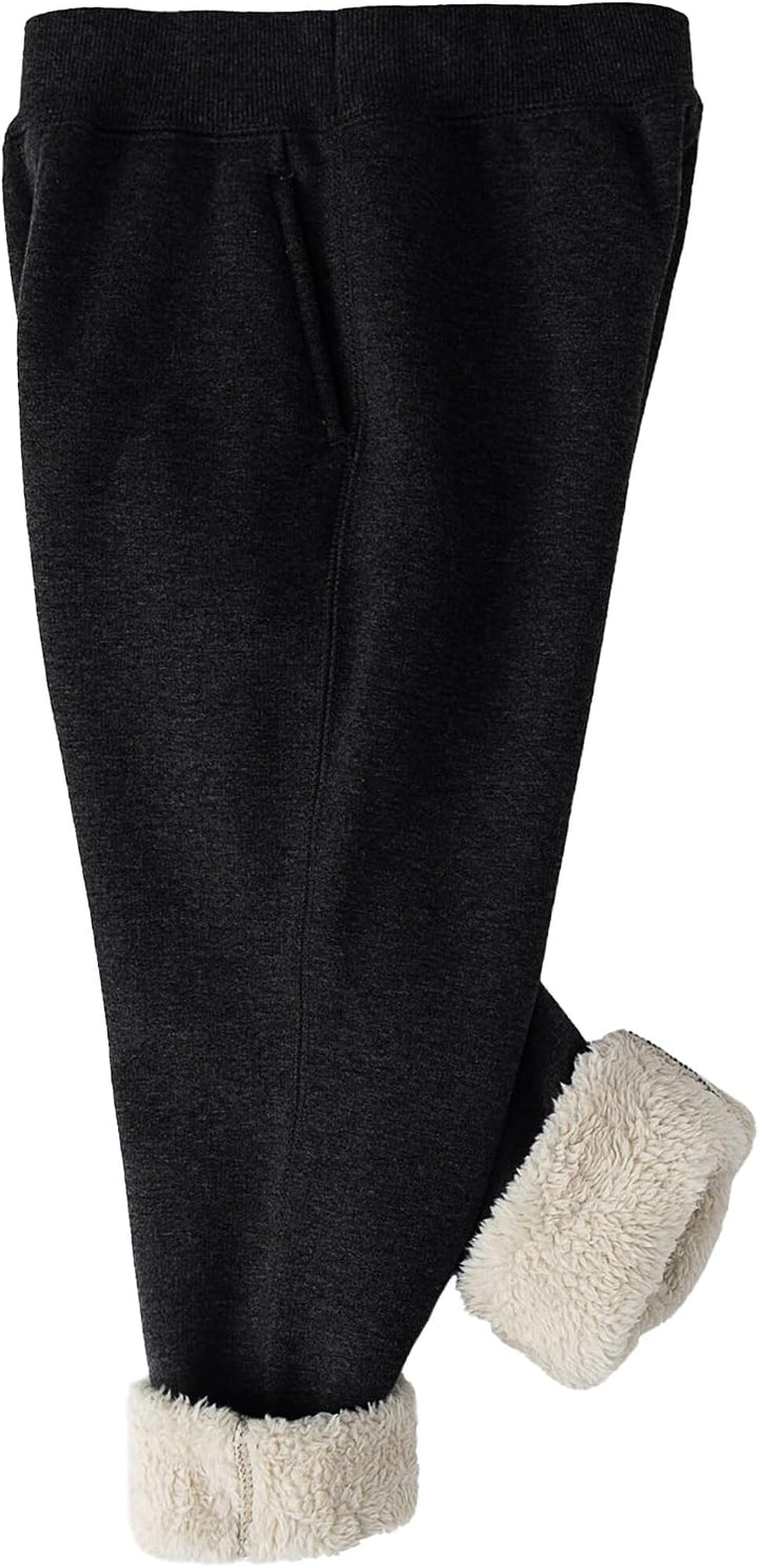 Happy Cherry Jungen Winterhose aus Fleece Futter Kinder Warm Baumwolle Hose Verdickte Sport Outdoorh