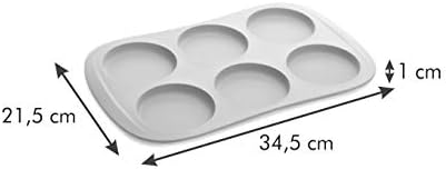 Tescoma Backform Silikon, rund Burgerbrötchen, Burgerbrötchen