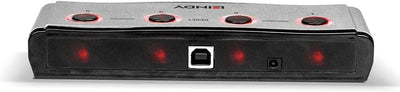 LINDY 42858 USB auf 4 Port Seriell Konverter, USB-Seriell-Konverter 4 Port LINDY USB-auf-Seriell-Ada