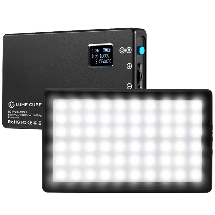 LUME CUBE Panel Mini - Bicolor Continuous Video Light für EIN- und Aus-Kamera-Video