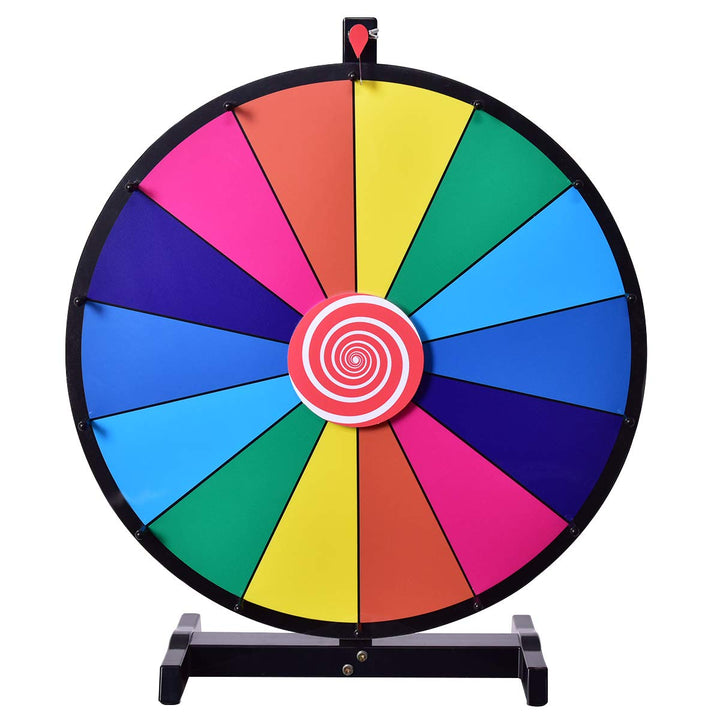 GOPLUS Glücksrad 18" 24" Lotteriespiele Preisrad Glückspiel