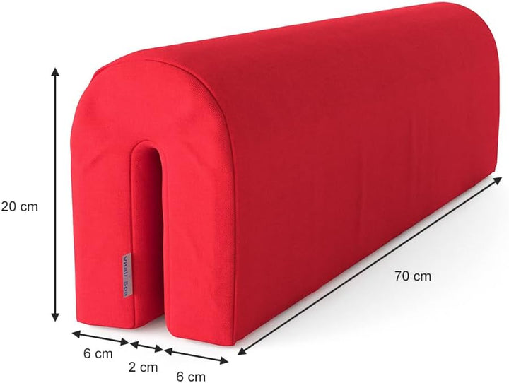 VitaliSpa Bettumrandung, Rot, 70 x 20 cm, Rot