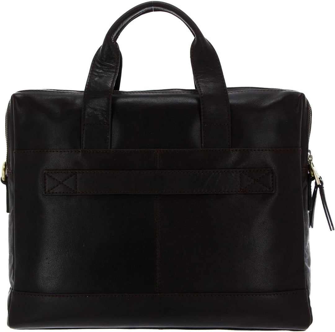 SADDLER Adam Computer Bag Dark Brown