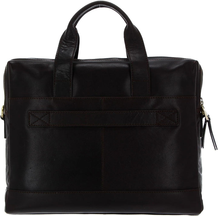 SADDLER Adam Computer Bag Dark Brown