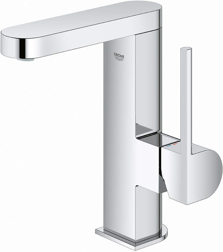 GROHE Plus | Badarmatur- Einhand-Waschtischbatterie | mit Zugstangen- Ablaufgarnitur | chrom | 23871