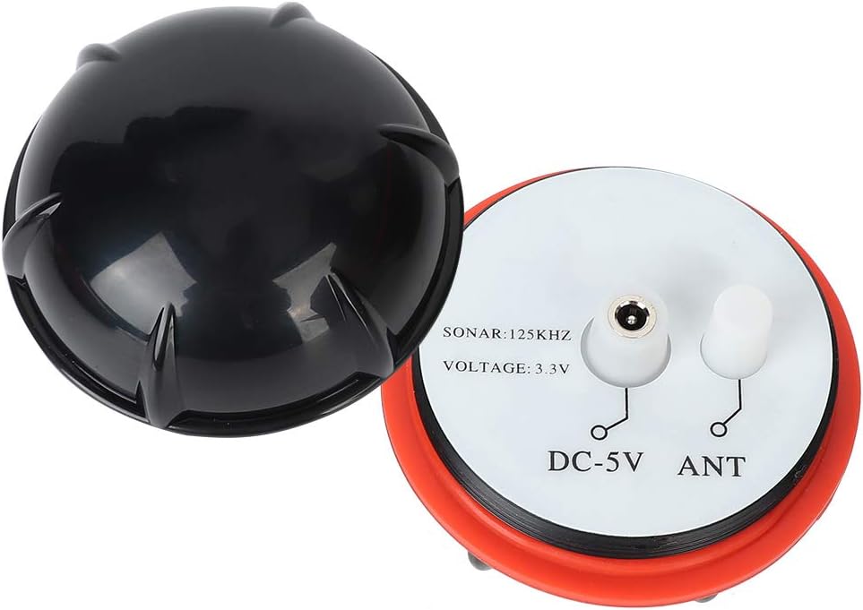Tragbare Fish Finder Wireless Sonar Sensor Fischköder Echolot mit Wassertemperatur Tiefe Farbdisplay