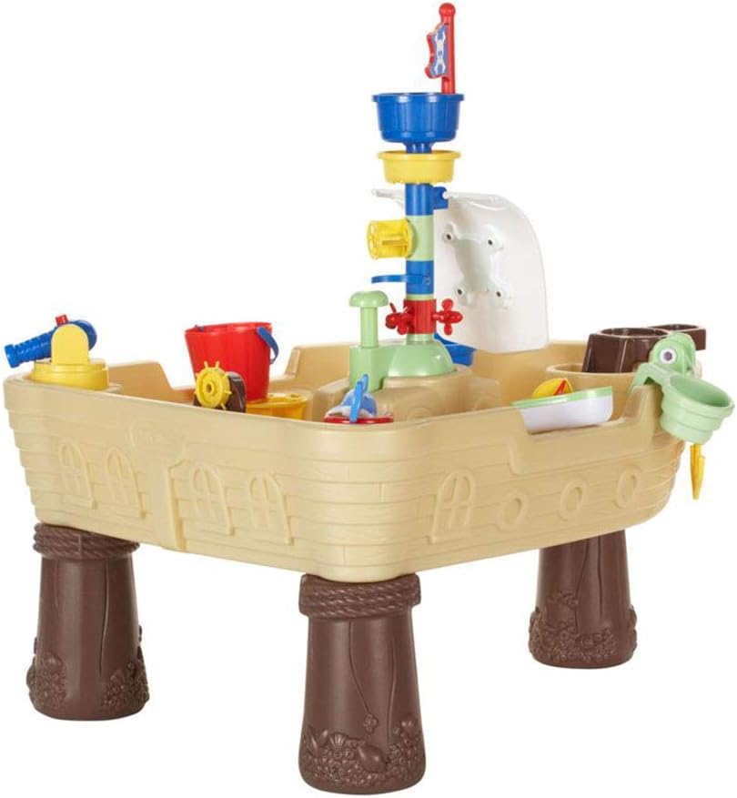 Little Tikes Anchors Away Piratenschiff - Wasserspielset für Kinder - Sicher und tragbar - Fördert k