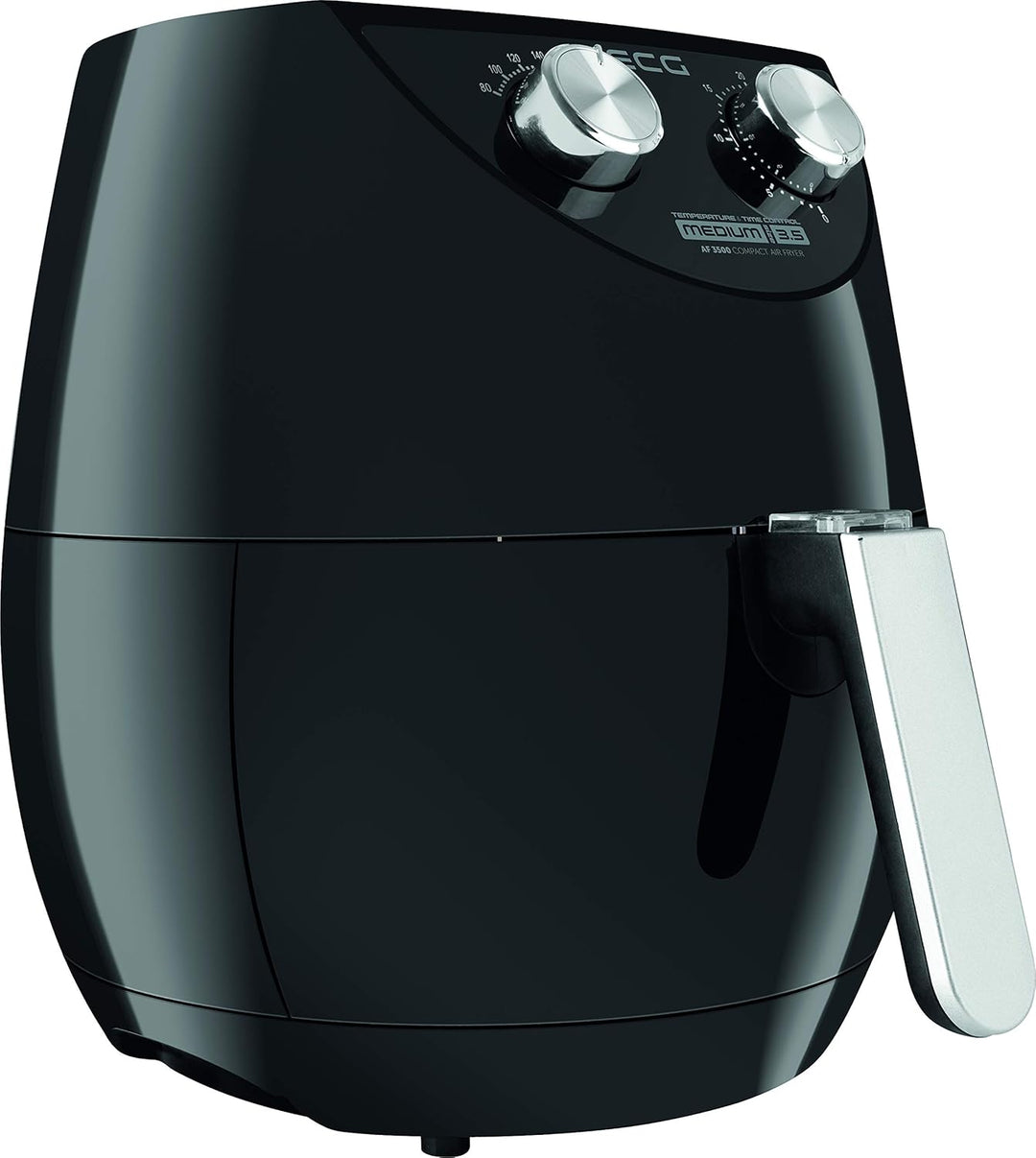 ECG AF 3500 Heissluftfritteuse, Schwarz