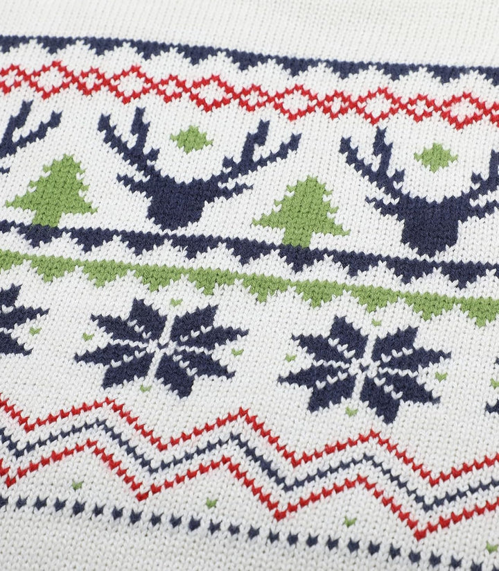 Danfiki Pullover Herren Herren Weihnachtspullover Sweater Christmas Pullover Rundhals Warme Strickpu