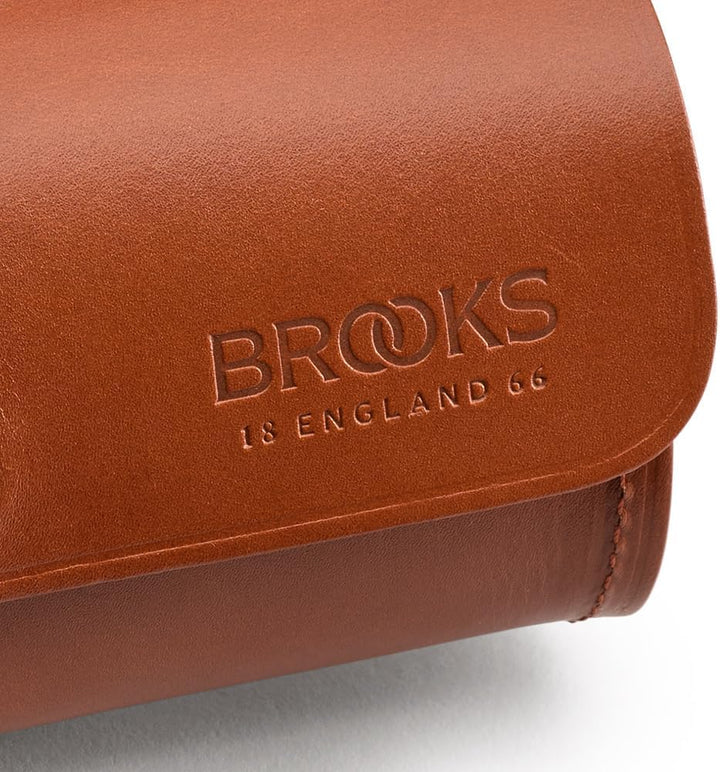 Brooks England Challenge Satteltasche, 0,5 l, Honig, Fahrradzubehör für Fahrrad, Ledersattel 0.5 Lit