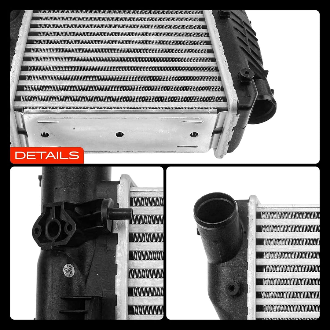 Frankberg 1x Ladeluftkühler Turbokühler Kompatibel mit A6 4F2 C6 2004-2011 A6 Allroad 4FH C6 2006-20