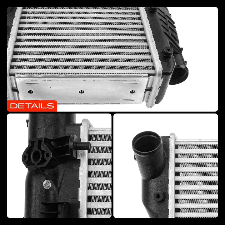 Frankberg 1x Ladeluftkühler Turbokühler Kompatibel mit A6 4F2 C6 2004-2011 A6 Allroad 4FH C6 2006-20