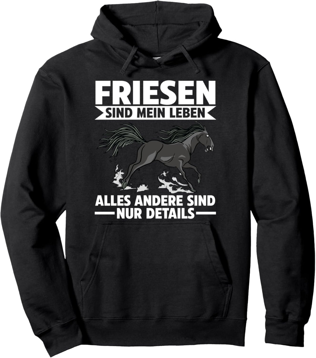 Reitpferd Friese Pferd Pullover Hoodie