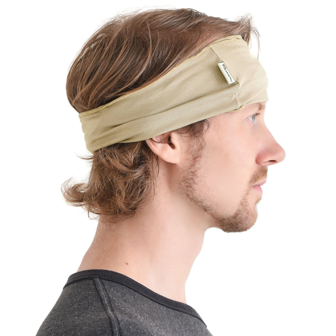 Dünnes Lauf Stirnband Sport Haarband Herren, Bandana Damen Sommer Japanische Mode Lang, Loop Tuch Zu