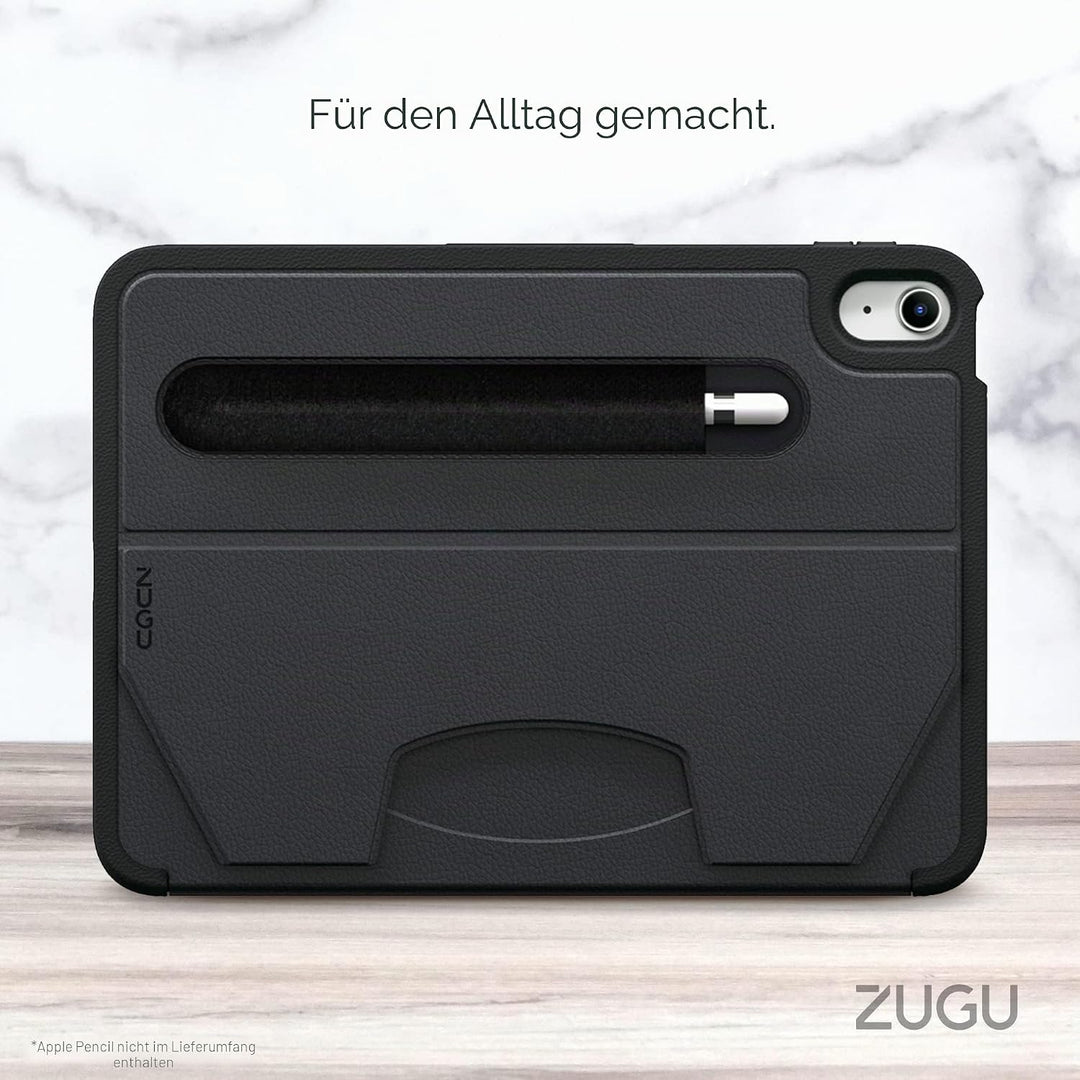 ZUGU iPad 10.9 Hülle 2022 10. Generation, schlanke Schutzhülle 8 Winkel-Ständer magnetisch, Stifthal