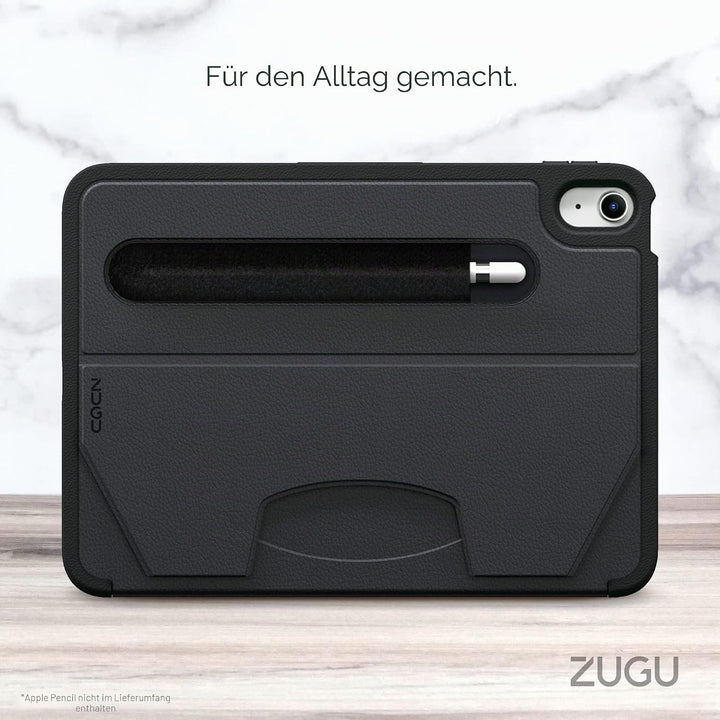 ZUGU iPad 10.9 Hülle 2022 10. Generation, schlanke Schutzhülle 8 Winkel-Ständer magnetisch, Stifthal