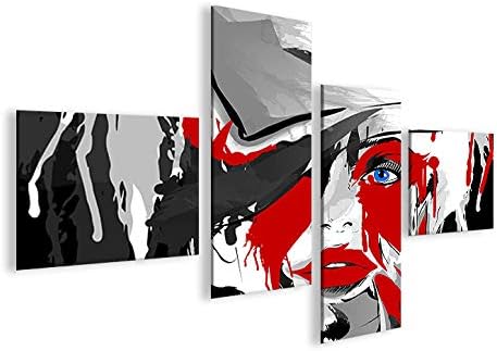 islandburner Bild Bilder auf Leinwand Street Art V3 Moderne Kunst 4L XXL Poster Leinwandbild Wandbil