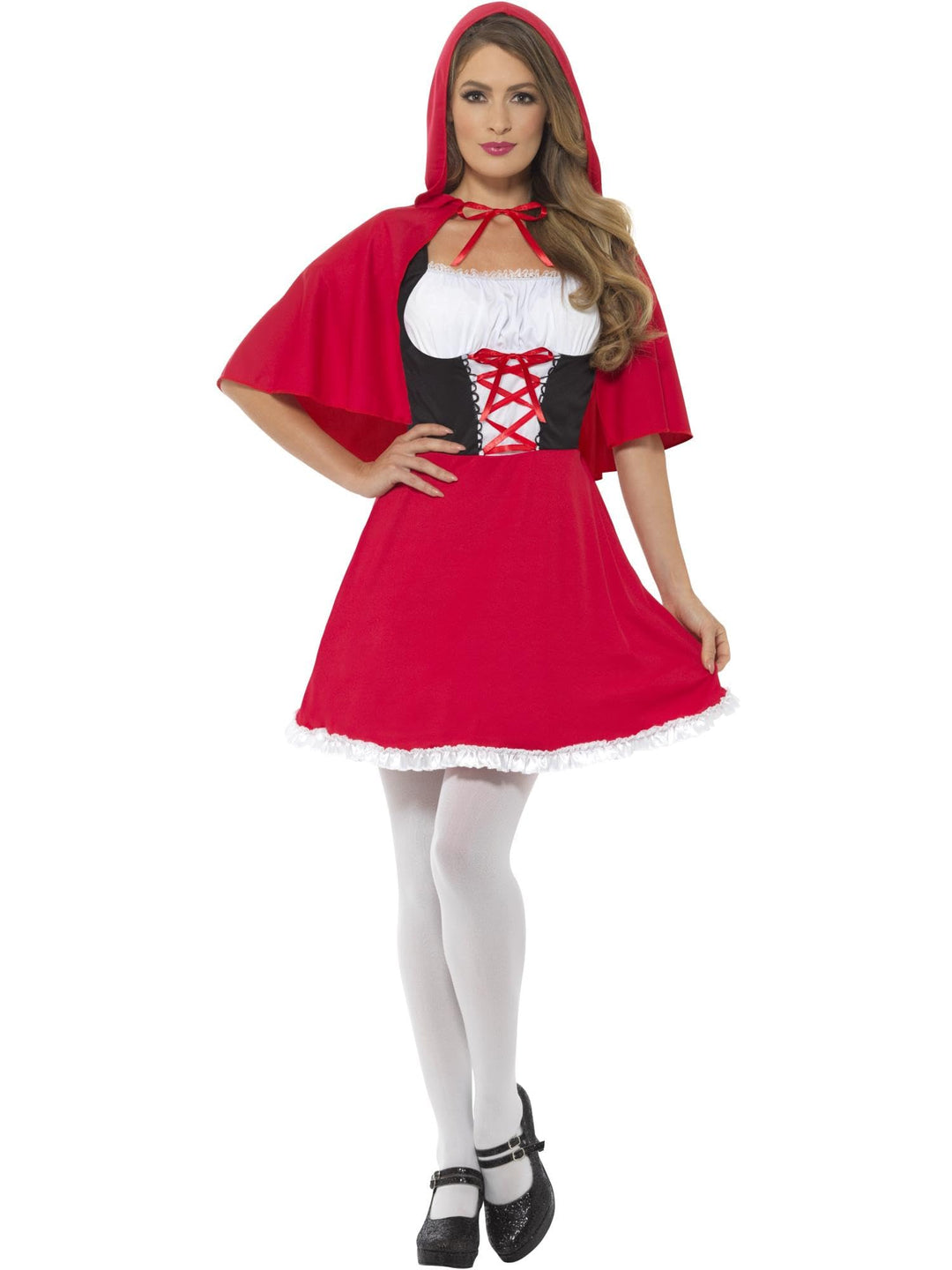 Red Riding Hood Costume (L) L - EU Grösse 44-46 Rot, L - EU Grösse 44-46 Rot