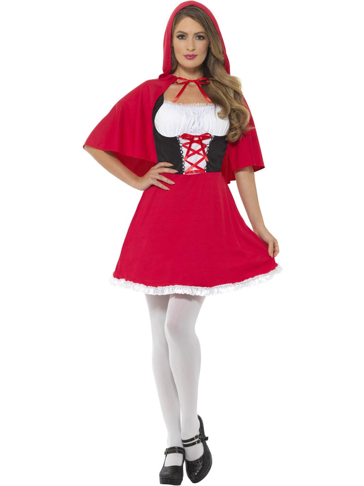 Red Riding Hood Costume (L) L - EU Grösse 44-46 Rot, L - EU Grösse 44-46 Rot