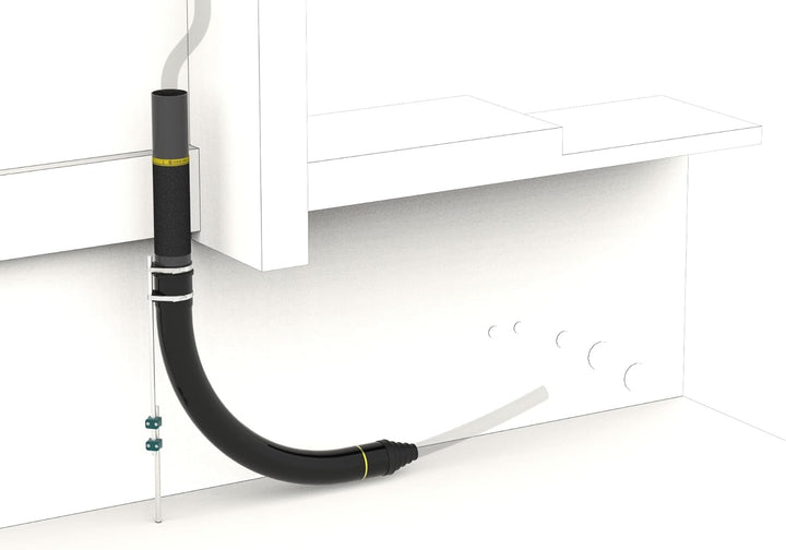 Schuck Leerrohrsystem D125, Hauseinführung für Gebäude ohne Keller für Gas, Wasser, Strom, TK (LRS00